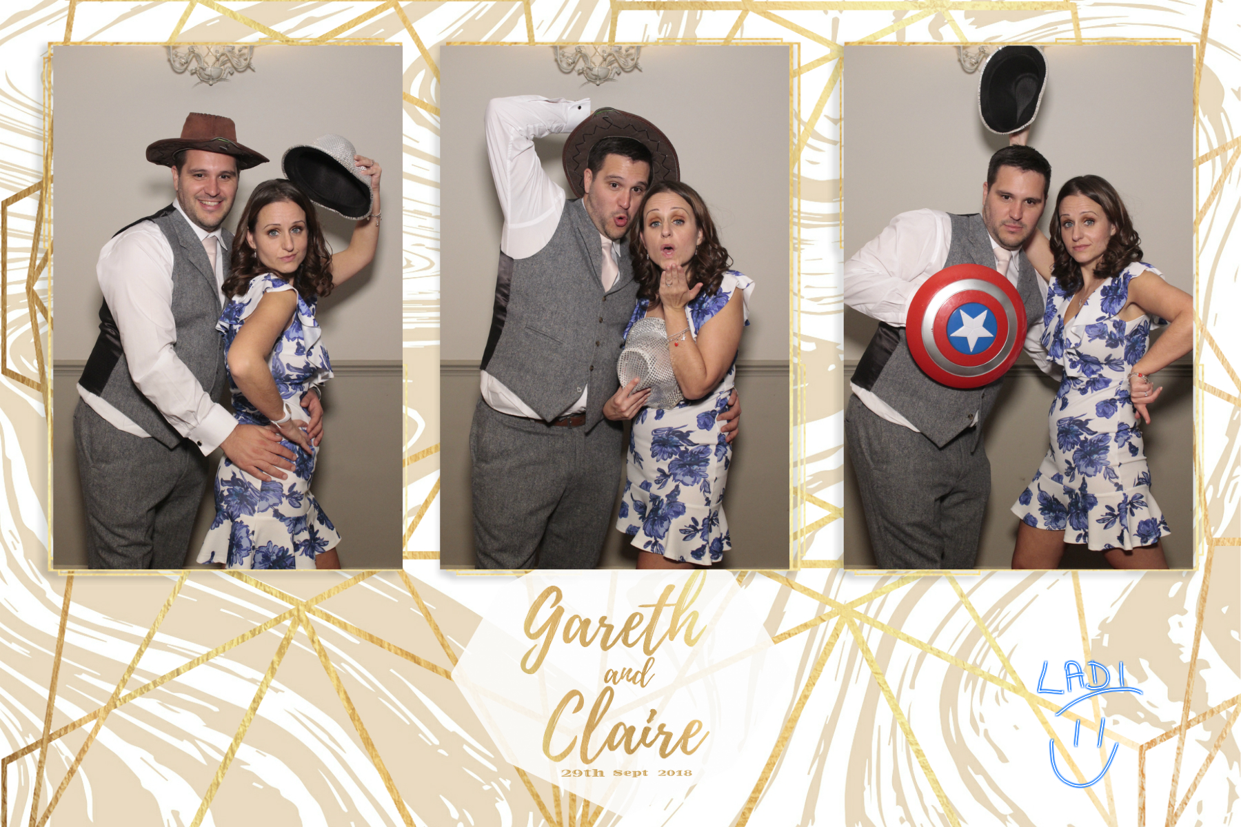 Claire & Gareth's Wedding | View more photos from the event at gallery.myphotoboothexperience.co.uk/u/MyPhotoBoothExperienceLtd/Claire-Gareths-Wedding